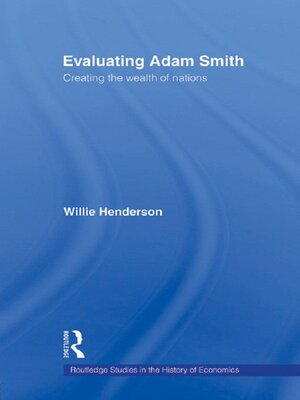 cover image of Evaluating Adam Smith